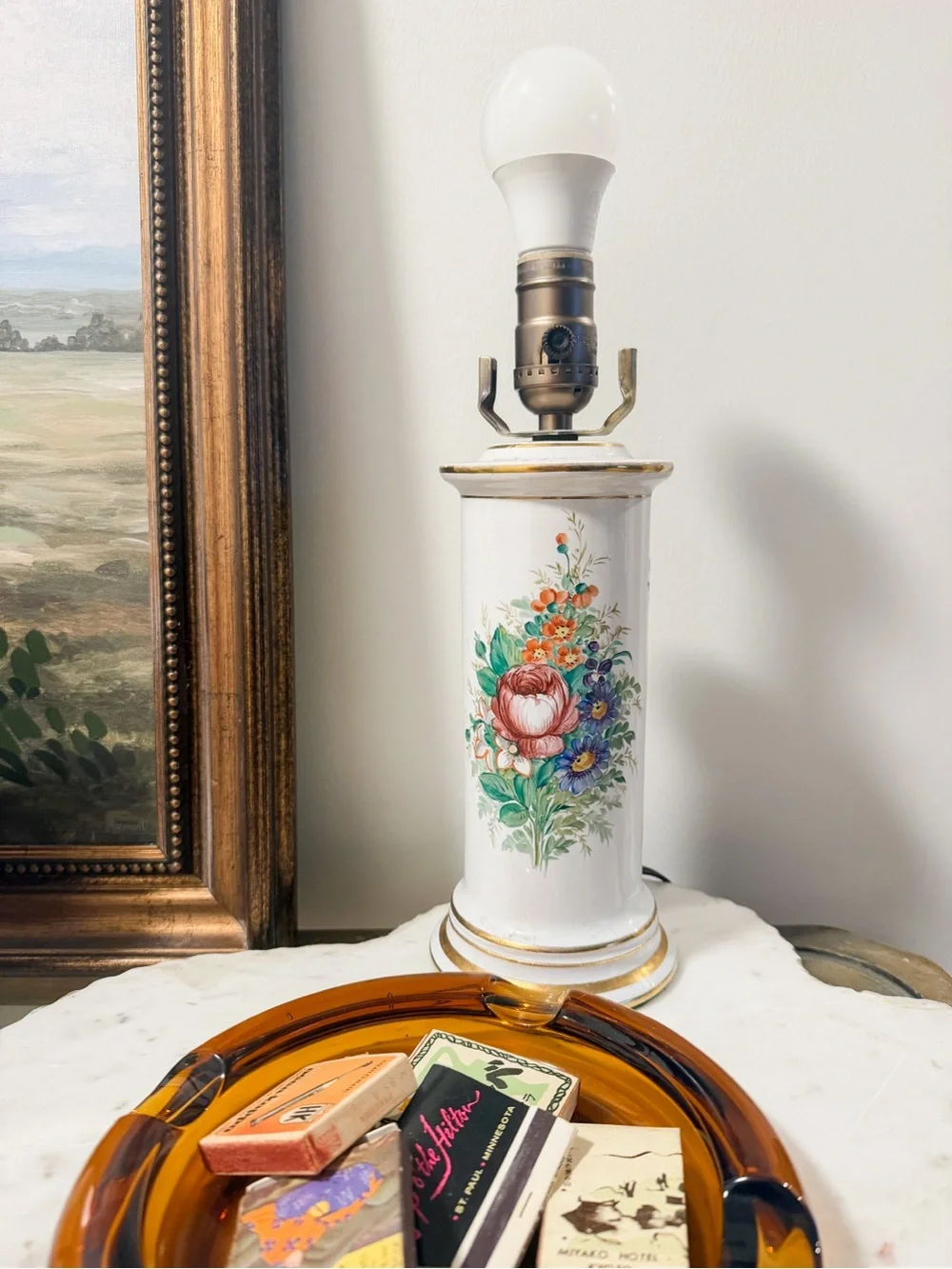 Vintage Italian Ceramic Table Lamp